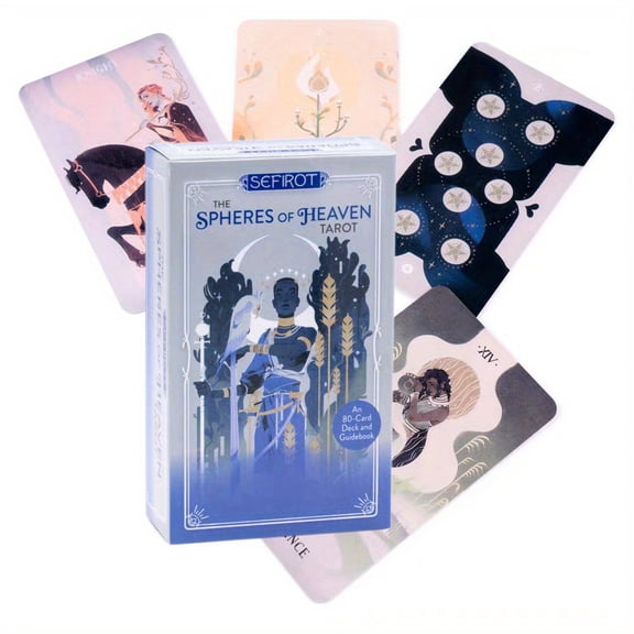 78-Card Mara Lunne Tarot Deck - Vibrant Illustrated Mystical Artwork, Premium Paper Cards for Tarot Readings, Party Games & Spiritual Guidance - Perfect Gift for Enthusiasts, Beginners, Holidays & Fa