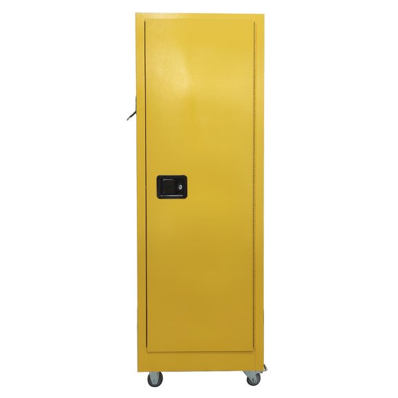78 Gallon Fireproof and Explosion-proof Safety Cabinet with Sockets and Wheels