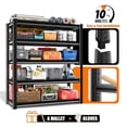 thumbnail image 1 of 78" H 5-Tier Garage Shelving Heavy Duty, 2800LBS Loads Garage Storage Shelves, Metal Shelving Units and Storage Racks, Industrial Utility Shelf,48" Wx18 Dx78 H, 1 of 6