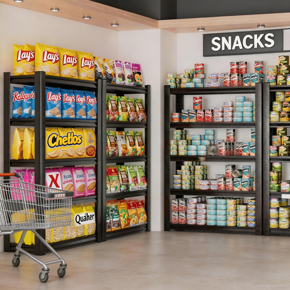 78''H Storage Shelves,5-Tier Garage Metal Shelving Unit,Adjustable,Double-Layer Column with Reinforced Ribs, Heavy-Duty, Capable of Bearing 3000 lbs, Suitable for Garage, Warehouse, Kitchen