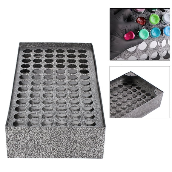 78 Holes Practical Bottle Rack Tattoo Ink Rack Display Holder Stand Organizer Tattoo Bottle Rack Tattoo Ink Rack Display Holder Stand Organizer Rack Tattoo Ink Bottle Holder Stand Vertical Organizer