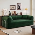 thumbnail image 1 of 78 Inches Convertible Sleeper Sofa Bed, Folding Floor Mattress Couch with Fixed-Shape Frame, Futon Boneless Couch Lounge Loveseat with Pull Out Bed, No Assembly Required, 1 of 11