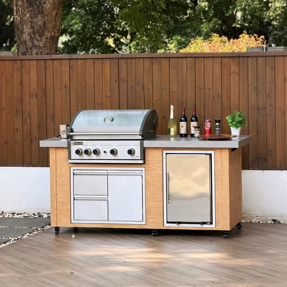 78 Pro Elite 5b Timberart Island Grill