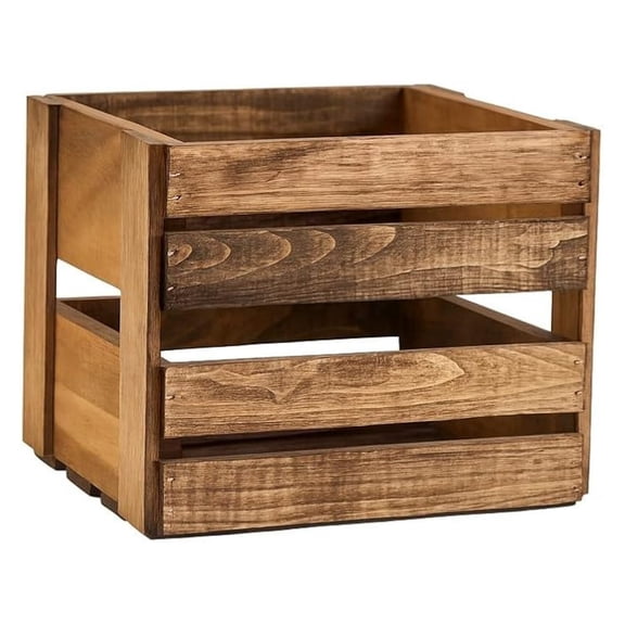 78 RPM Vinyl Record Storage Wood Crate