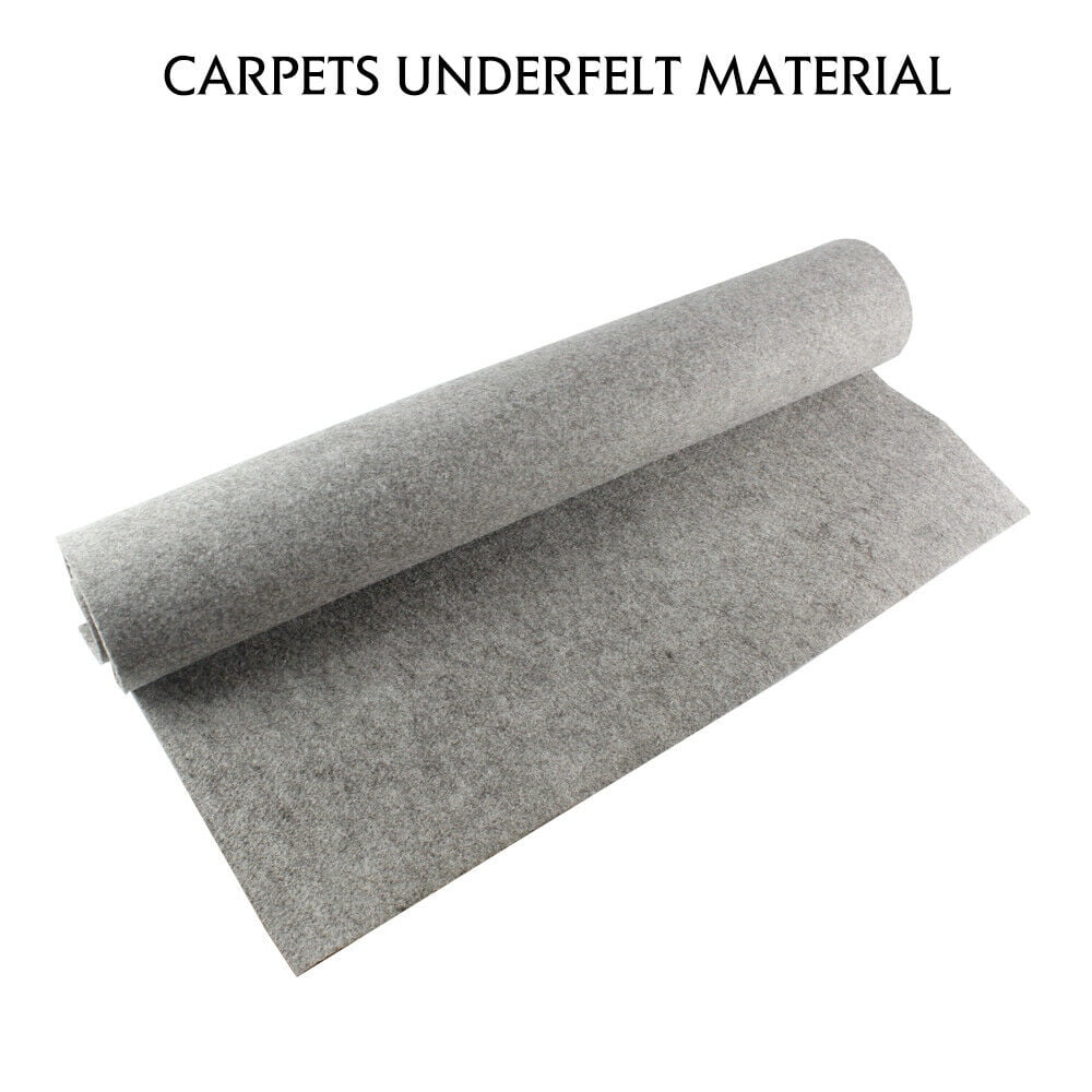 78"W GrayWhite Cutpile Underfelt Cabin&Trunk Liner Carpets Dustproof/Upholstery/Recover