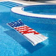 78 Water Sports Inflatable Americana American Flag Swimming Pool Air Mattress
