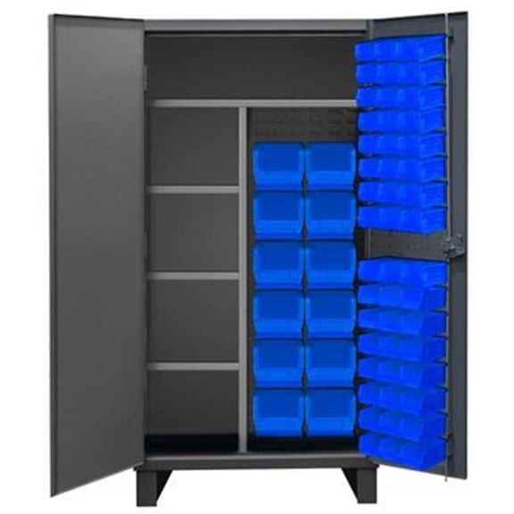 78 in. 12 Gauge Maintenance Cabinets, Gray - 1900 lbs