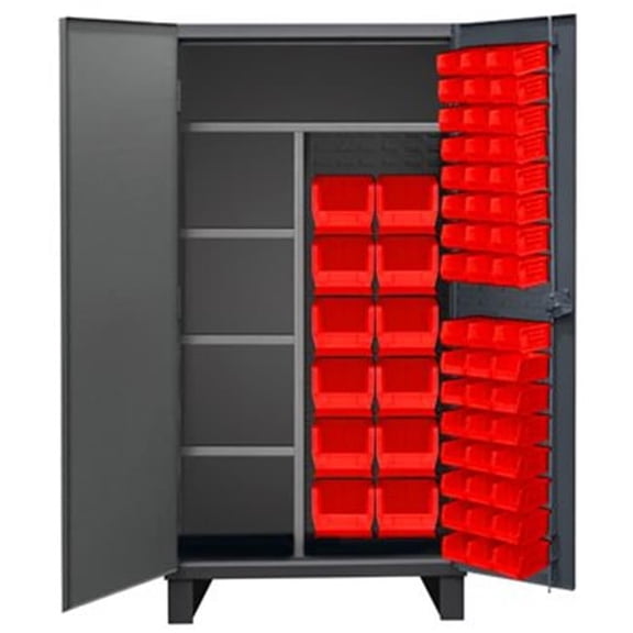 78 in. 12 Gauge Maintenance Cabinets, Gray - 1900 lbs