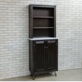 thumbnail image 1 of 78-inch Tall Lodge Style China Cabinet with 3 Display Shelves, 2 Doors, and 4 Legs, 1 of 3