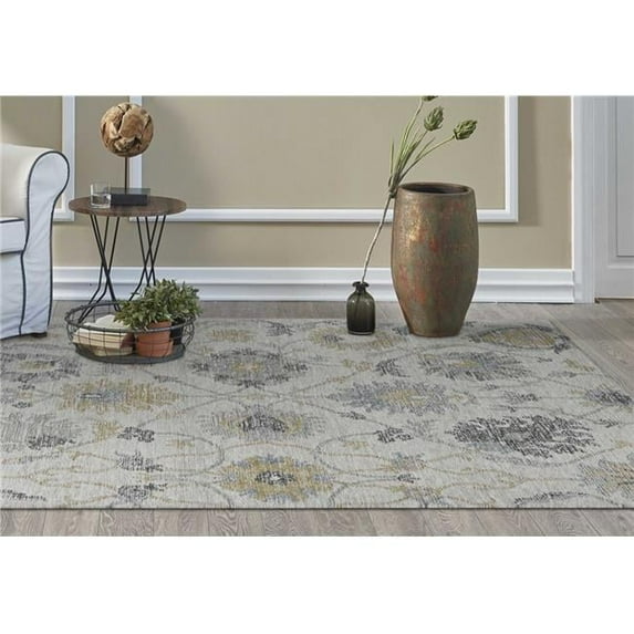 78 x 114 in. Ivory Wool Rug