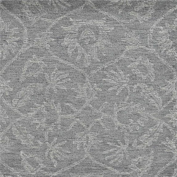 78 x 114 in. Wool Rug, Grey