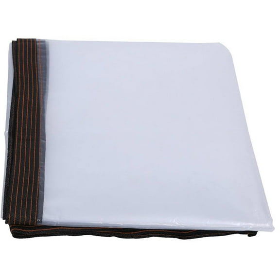 78 x 196inh Thicken Waterproof Clear Tarp Anti-Tear Windproof Garden Transparent Poly Tarpaulin, Snowproof PVC Tarp with Grommets for Winter Greenhouse Patio Enclosure Chicken Coop