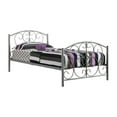thumbnail image 1 of 78" x 41" x 37" Silver  Metal  Twin Size Bed, 1 of 4