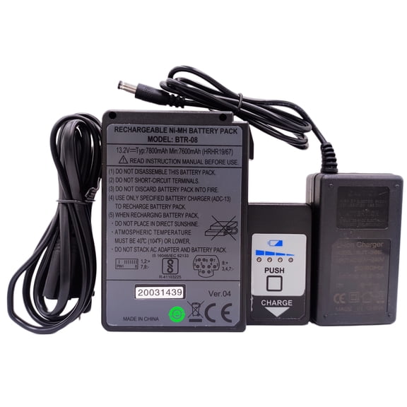 7800mAh 13.2V Rechargeable BTR-08 Battery Pack for Fujikura Fusion Splicer FSM-60S 18S 60R with Charger