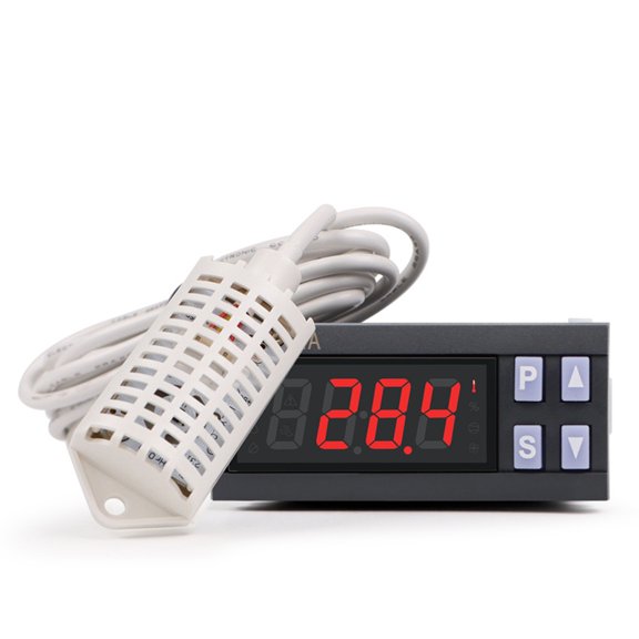 7801A Incubation Temperature and Humidity Controller Digital Thermostat Moisture Control Temp Sensor Control Incubator
