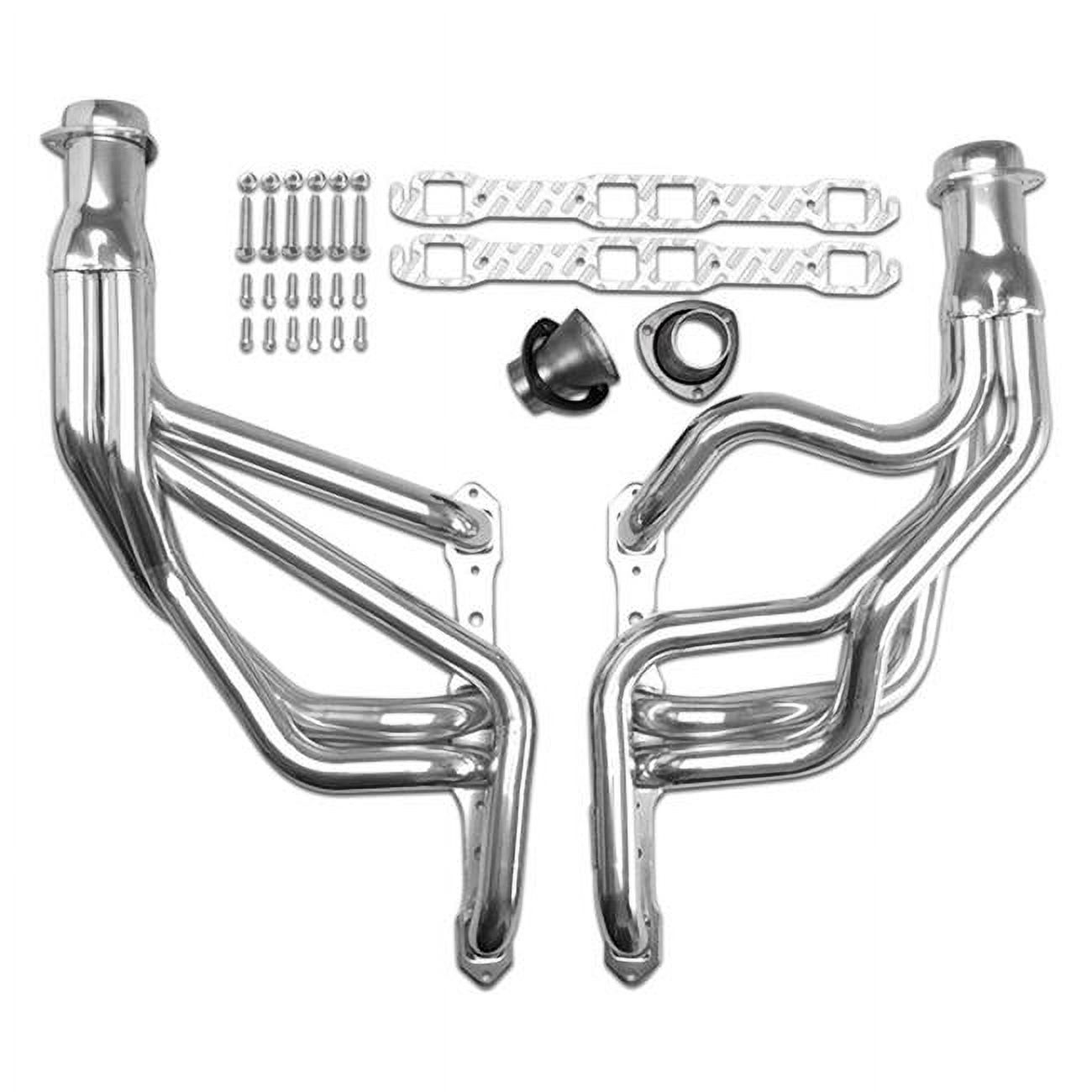 Walamrt Header 78038 Metallic Long Tube Racing Exhaust Headers for 70-74 BB Cuda ...