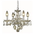 thumbnail image 1 of 7804 Rococo Collection Hanging Fixture D15in H12in Lt:4 Golden Shadow Finish (Royal Cut Golden Shadow)-Finish:Golden Shadow, 1 of 1