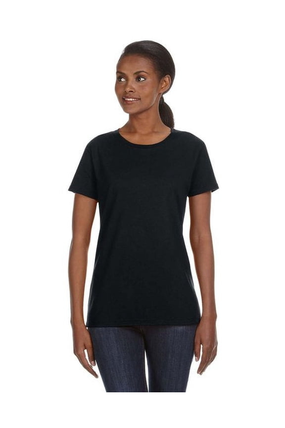 780L Anvil Ladies' Midweight Mid-Scoop T-Shirt - Black - 2XL