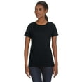 thumbnail image 1 of 780L Anvil Ladies' Midweight Mid-Scoop T-Shirt - Black - S, 1 of 2