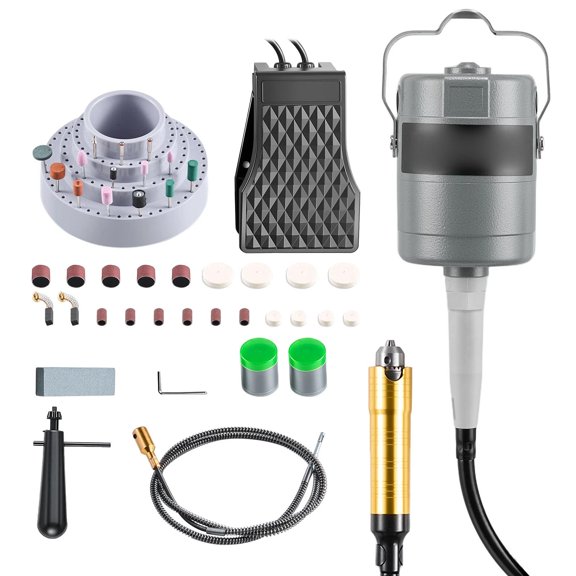 780W Flex Shaft Grinder with 25000RPM and 112 Accessories Rotary Tool