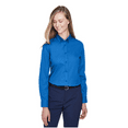 thumbnail image 1 of 78193 CORE365 Ladies' Operate Long-Sleeve Twill Shirt True Royal L, 1 of 6