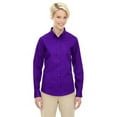 thumbnail image 1 of 78193 Core 365 Ladies Operate Long-Sleeve Twill Shirt Campus Purple XS, 1 of 3