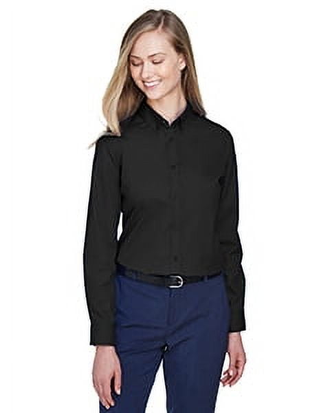 78193 Operate Ladies' Long Sleeve Twill Shirt Button Down