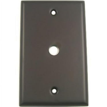 781ORB Single Cable Switch Plate Oil Rubbed Bronze Finish