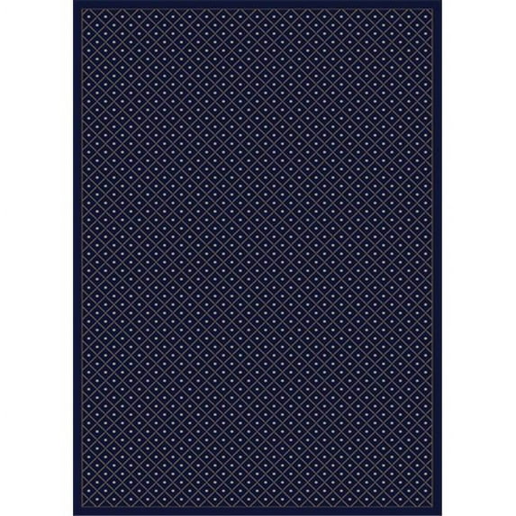 782-1311-NAVY Como Rectangular Navy Blue Traditional Italy Area Rug, 5 ft. 5 in. W x 7 ft. 7 in. H