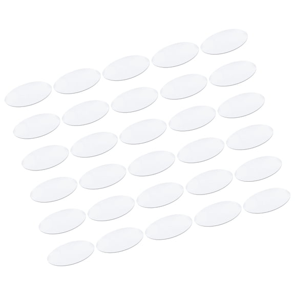 7829 10/30/50Pcs PVC Round Card NTAG215 Recyclable Blank Sticker Coins White Cards
