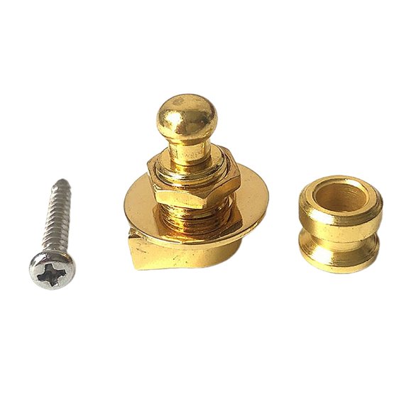 7829 10Pcs Guitar Strap Locks Buttons End Pin Security Straplocks for Acoustics, Ukuleles, Bass, Banjos Easy to Install