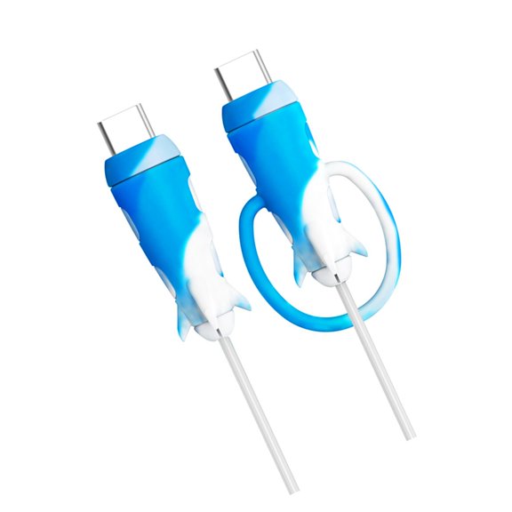 7829 2 In 1 Adjustable Cable Protectors Wrap And Cover For Various Phone Data Lines