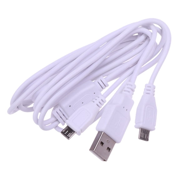 7829 2 in 1 Micro USB Cable Dual Micro USB to USB 2.0 Connector Charging Cable