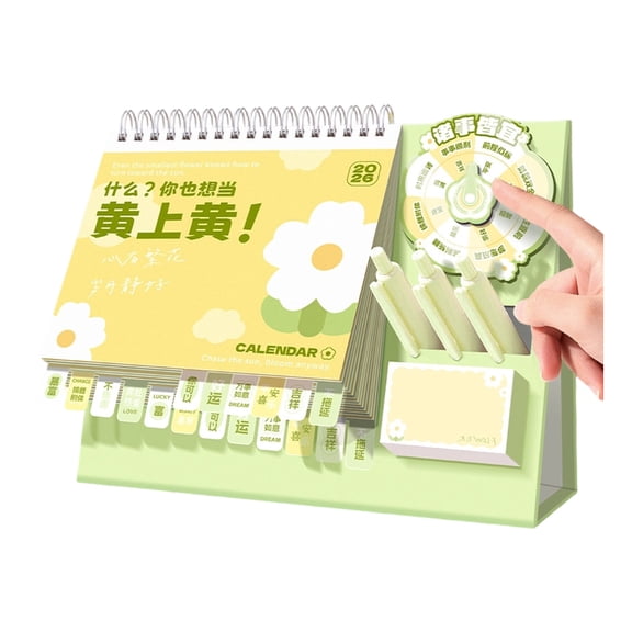 7829 2026 Creative Mini Desk Calendar Decorations Stationery School Desktop Planner