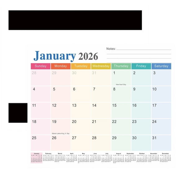2026 Educational Wall Calendar Schedule Planner With English Daily Layouts Safe Inks Suitable For Classrooms Offices