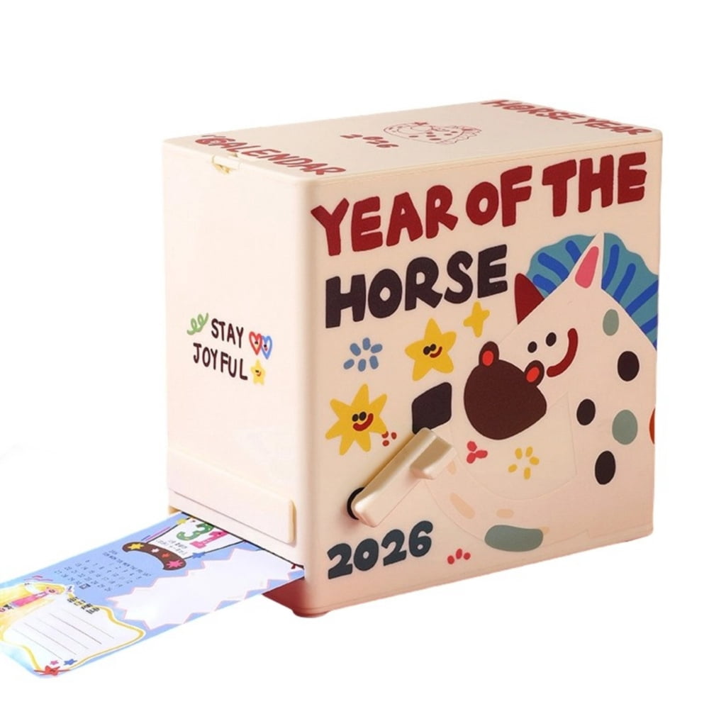 7829 2026 Efficient Time Management Stand Up Desk Calendar Planner For Daily Goal Achievement And Auto Discipline Progress