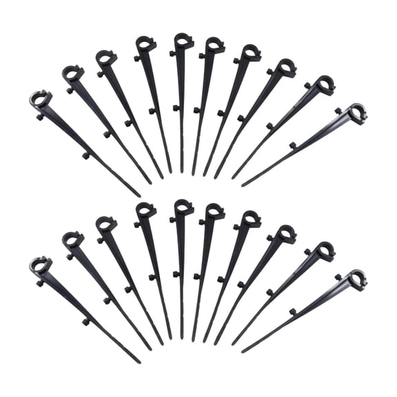 7829 20Pcs Gutter Mesh Anchors Plastic Outdoor Gutter Filter Clips Gutter Brush Clamp