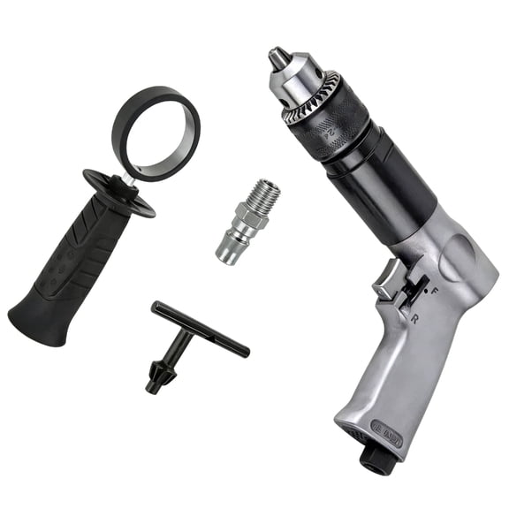 7829 3/8inch/1/2inch Professional High Speed Pneumatic Drill Reversible Rotation