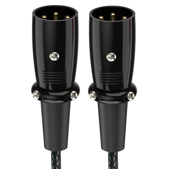 3Pin Male to Male Microphone Cord Cable for Sound Equipment Microphone Adapter for Live Streaming Accessories