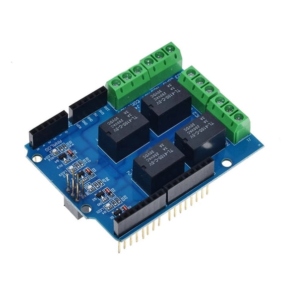 7829 4 Channel 5V Relays Module For Projects 4 Optically Isolated Circuits With LED Status Display