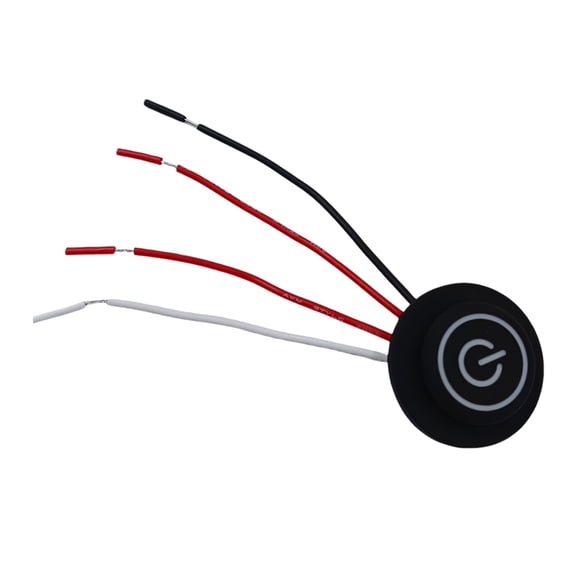 7829 4 Wire Temperature Control Switches Silicone Button With 3 Speed Setting