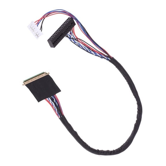 7829 40Pin 6Bit LED LCD LVDS Screen Cable with Two Channel Support and Flexible PVC