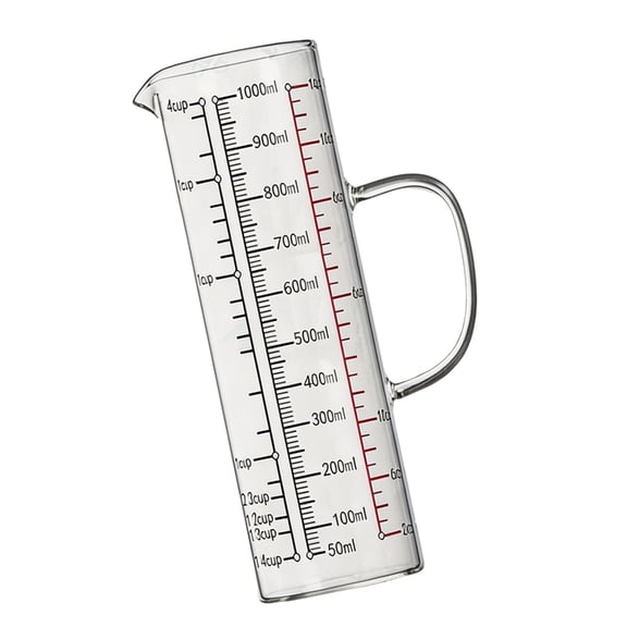 7829 500Ml Kitchen Measuring Cup Shatterproof Borosilicate Glass Essential Equipments