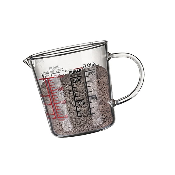 7829 500Ml Kitchen Measuring Cup Shatterproof Borosilicate Glass Essential Equipments