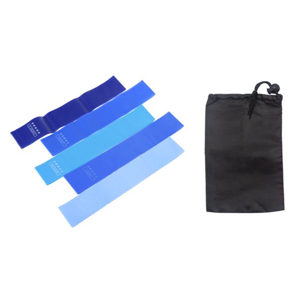 7829 5Pcs Squatting Resistance Band Fitness Band Nonslip Stretching Hip Circles Rings