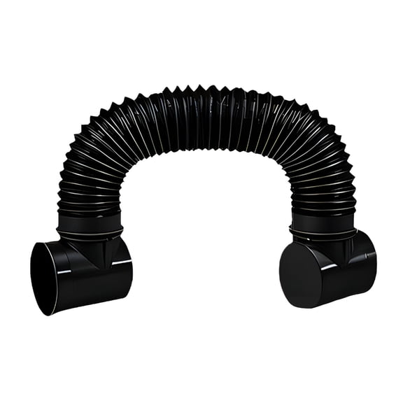 7829 90 Degree Dryer Duct Elbow Connector With 6 Layer Thick ABS Material For Small Area arrange And Improved Air Movement