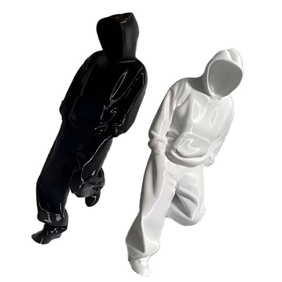 7829 Abstract Art Figurine,Table Top Decors Platic Thinker Sculptures Thinker Statue,