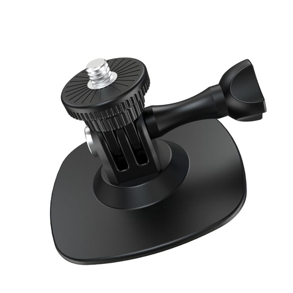 7829 Adjustable Action Camera Adhesive Base Strong Hold For Helmets Vehicles Sports Gear 180 Degree Rotations Universal Compatibility Aluminum Mount