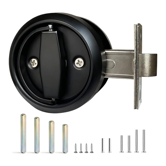 7829 Adjustable Flat Entry Knob Steel Turn Handle Works In Standard Ready Openings