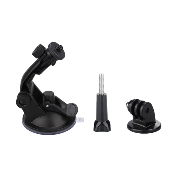 7829 Adjustable Rotatable Holder 1/4 Screw for Action Cameras on Glass Surfaces Mount